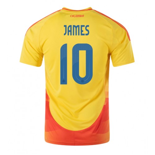 Kolumbija James Rodriguez #10 Domaci Dres Copa America 2024 Kratak Rukav